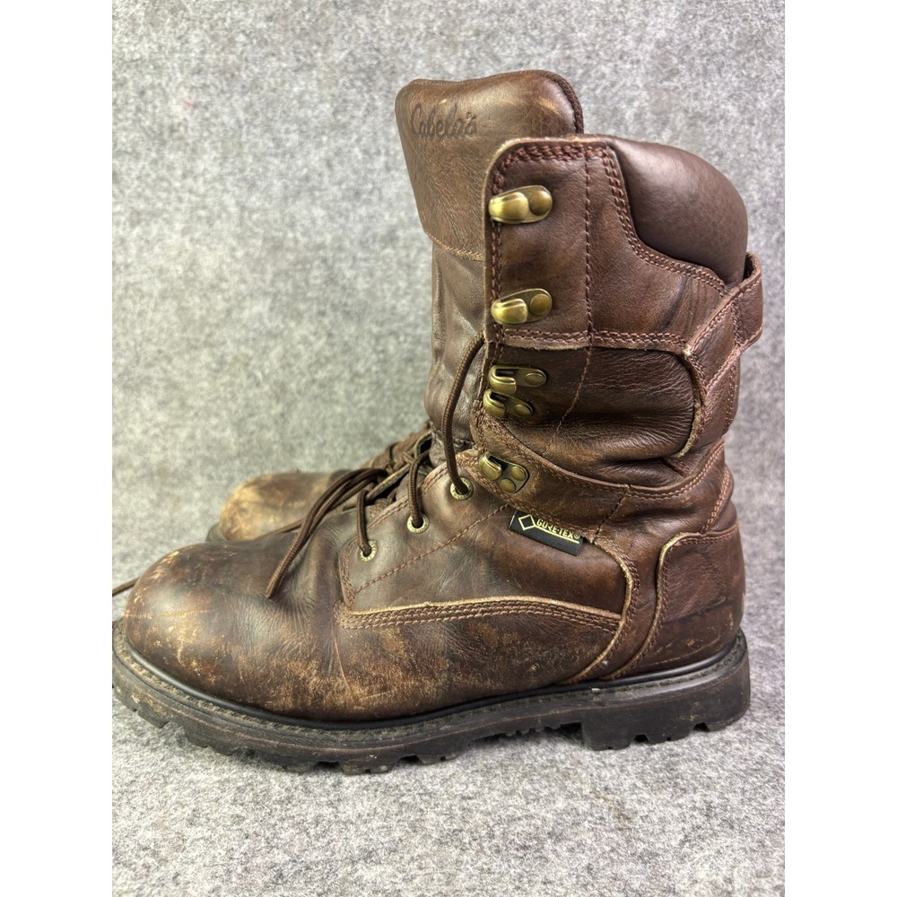 Cabela's Hunting Boots Mens 11 Brown Gore-Tex 800g Thinsulate Leather 52030025PD